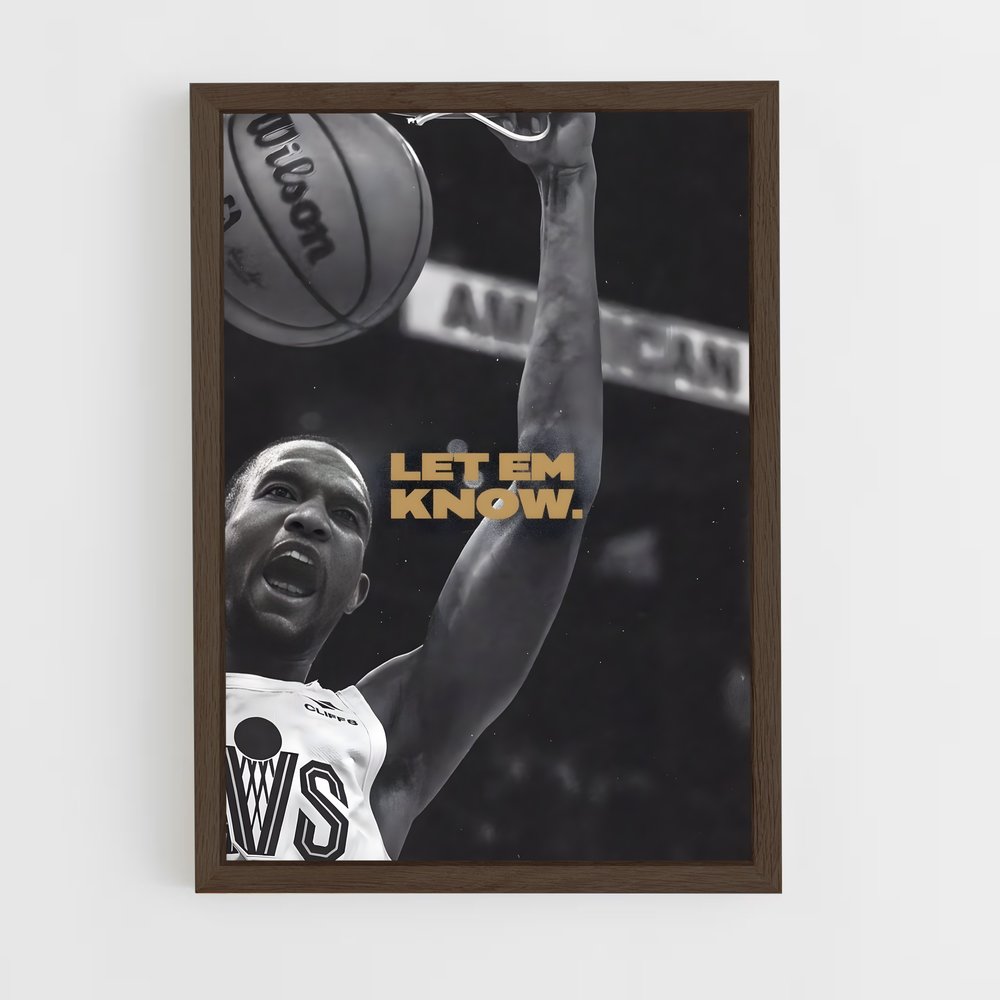 Poster Evan mobley – affiche Basketball (vue 5)